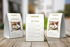 Classy Food Menu 6 Template