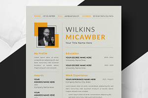 Simple Resume Layout for Easy, a Resume Template by ResumeInventor
