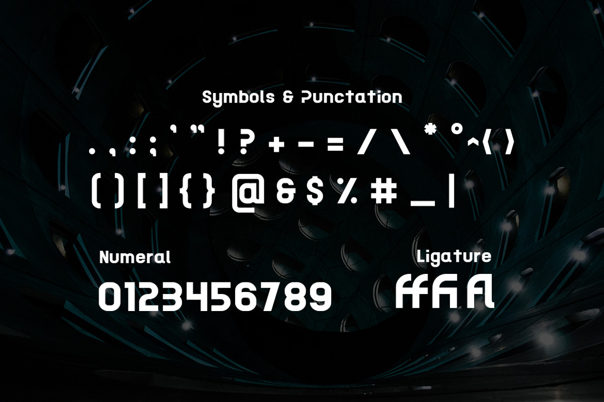 Acetone – Futuristic Font, a Font by Typefactoryco (Photo 3 of 10)