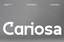 Cariosa Modern Geometric Sans Font