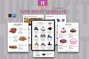 Line Sheet For Wholesale Template, a Flyer Template by Design Zone (Thumbnail 1 of 6)
