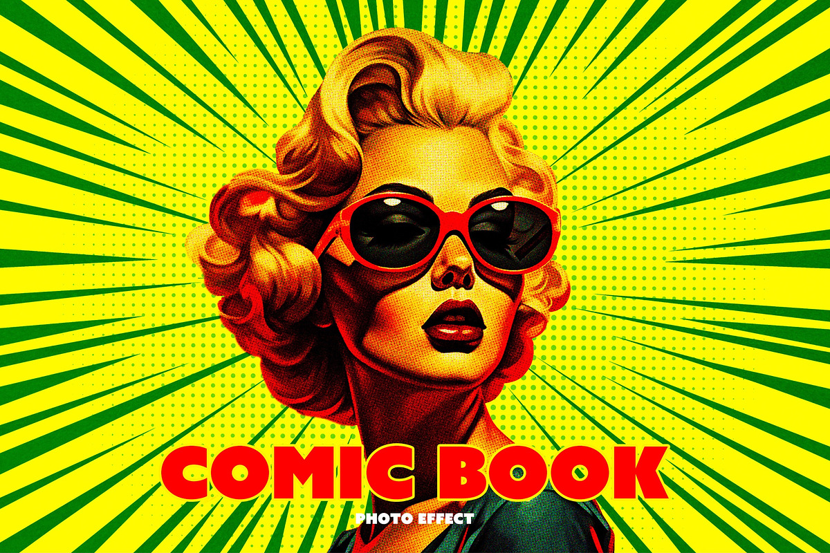 20-in-1 Comic & Pop Art Bundle, a Layer Style Add-On by pixelbuddha.net (Photo 7 of 23)