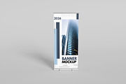 Roll Up Banner Mockup, a Business Card Template by kebunmockup (Thumbnail 1 of 5)