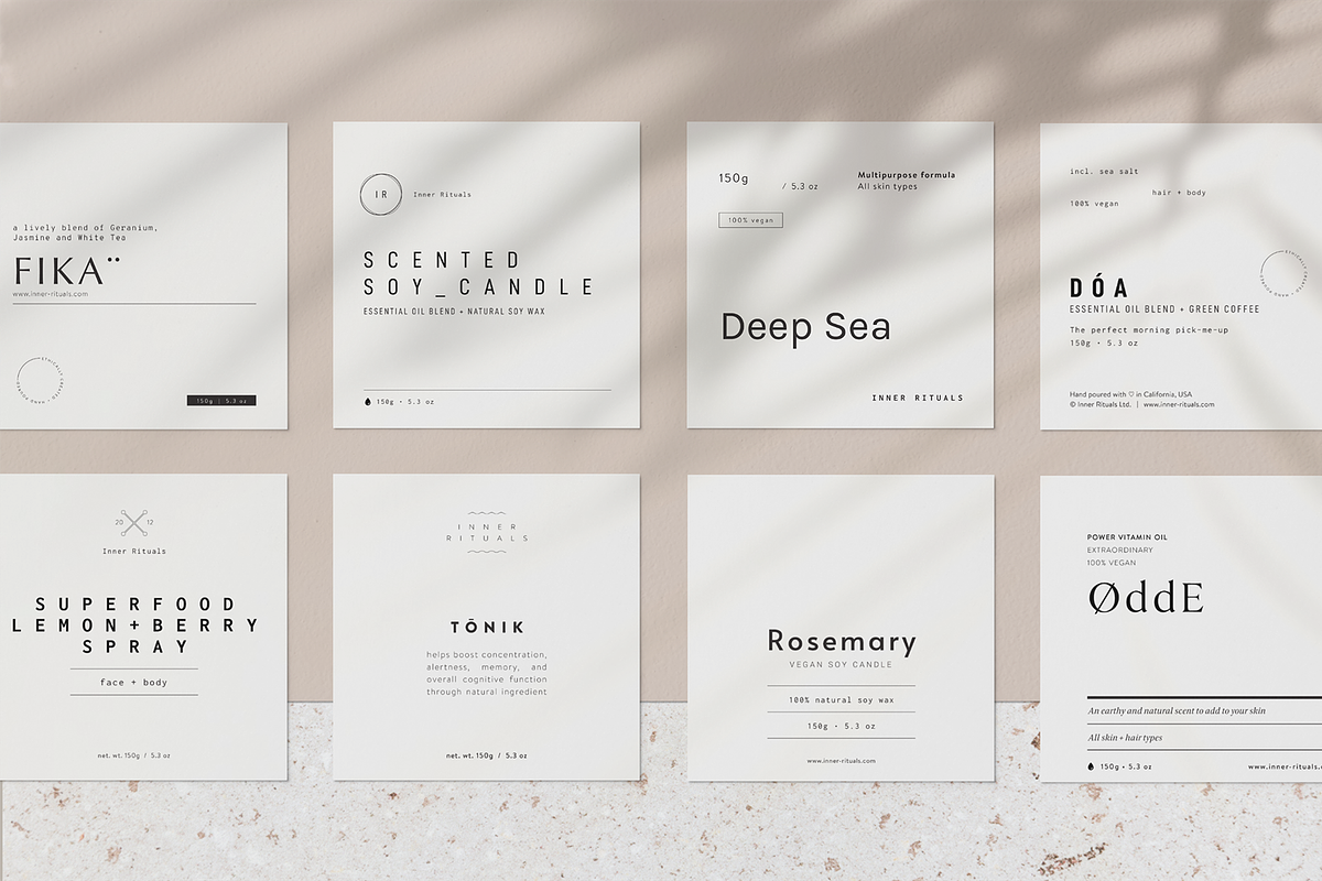 Pack of Product Labels • Iórun, a Stationery Template by Nonola (Photo 6 of 11)