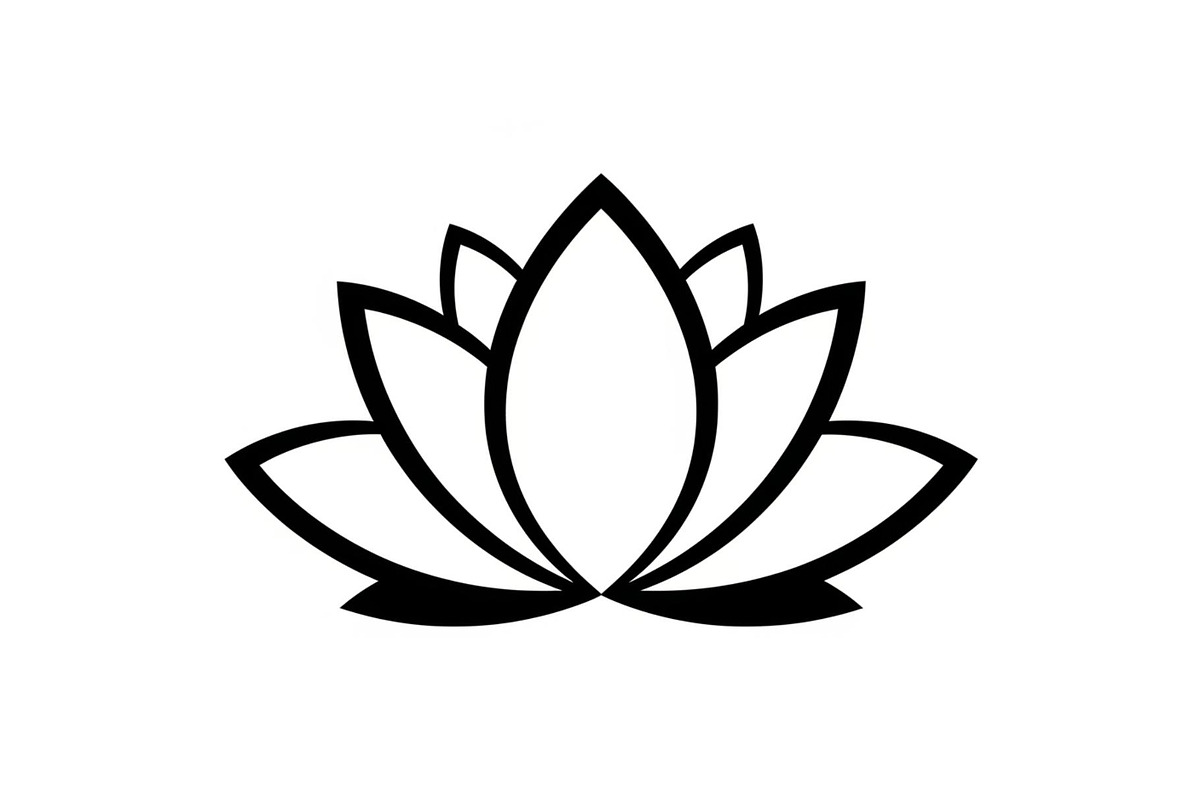 Lotus Flower Vector Icon Bundle, an Illustration by yasushie (Photo 22 of 51)