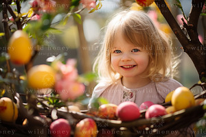 Easter Garden Digital Backdrop