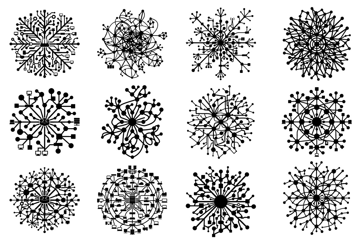 Abstract technology and network, a Technology Illustration by abu67222 (Photo 1 of 13)