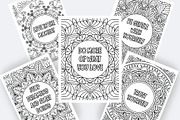 Mental Health Adults Coloring Book, a Print Template by Kristina Chistiakova (Thumbnail 1 of 4)
