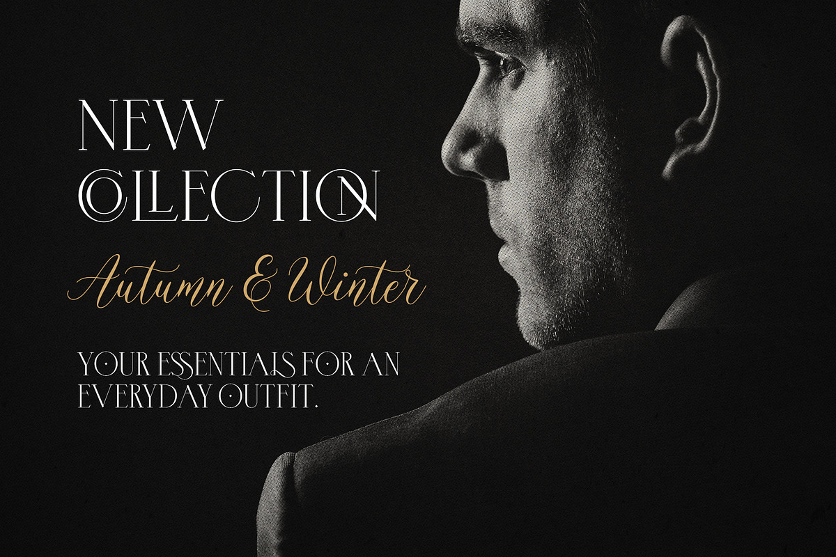 Virgoun | Ligature Serif Typeface, a Serif Font by Krismagraph (Photo 12 of 12)