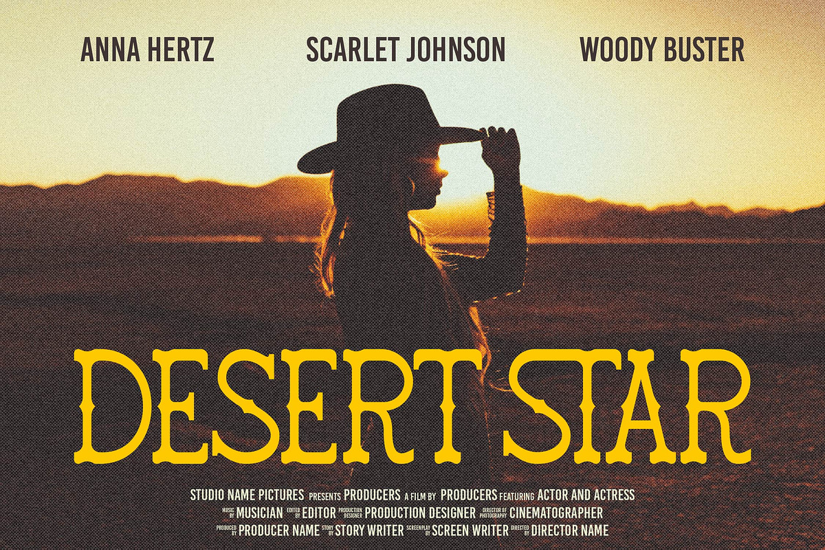 Fatient | Western Slab Retro, a Slab Serif Font by Denustudios (Photo 3 of 12)