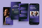 Client Testimonial Social Media Temp, a Social Media Template by BrandPacks (Thumbnail 6 of 7)