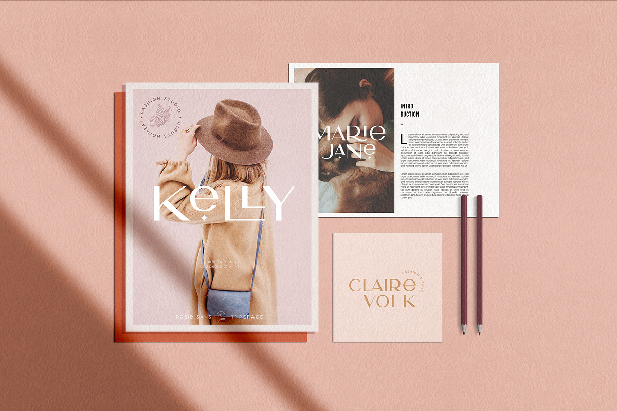 Rosie Sans - Gorgeous Typeface, a Sans Serif Font by Kaligra.co (Photo 13 of 44)