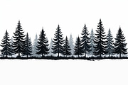 Majestic Pine Trees Silhouette, an Illustration by Amazin_art (Thumbnail 5 of 9)
