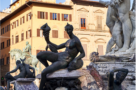 Doris, detail from the Fountain of, an Architecture Photo by Oleksandr Berezko