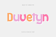 Duvetyn, a Symbol Font by yumnatype (Thumbnail 1 of 10)