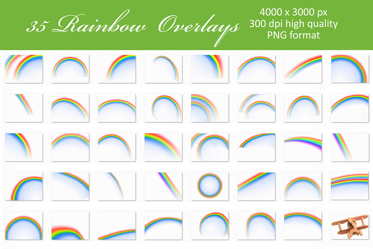 Rainbow Overlays, an Object Graphic by VligCreativeStudio (Photo 4 of 4)