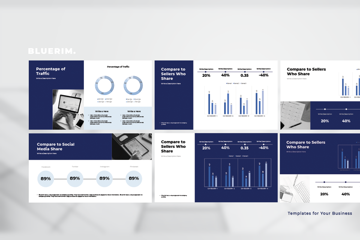 BLUERIM - PowerPoint Templates, a Presentation Template by Cotbada_studio (Photo 7 of 7)