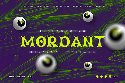 Mordant | Display Typeface