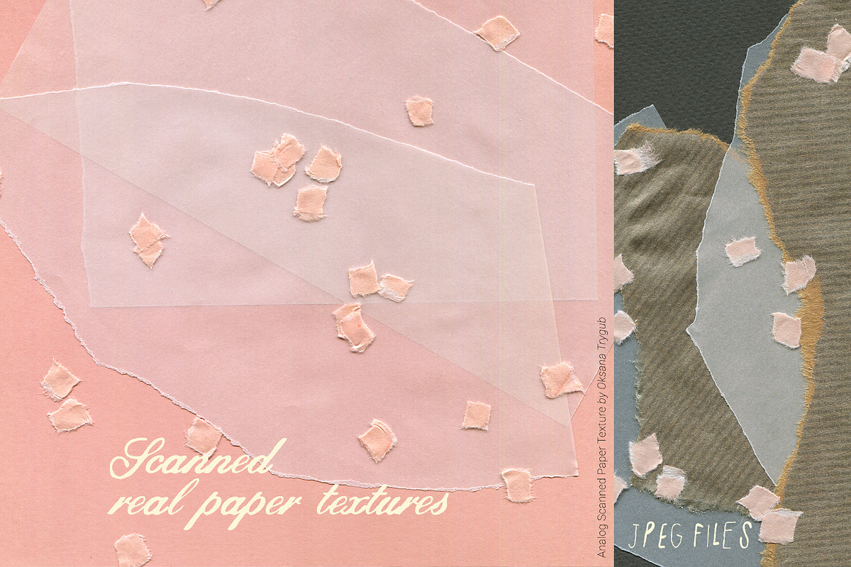 Scanned Confetti Paper Textures Pack, a Texture Graphic by Oksana Trygub (Photo 8 of 17)