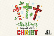 Christmas Begins With Christ, an Illustration by DreamCafeArt (Thumbnail 1 of 4)