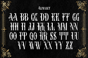 Crystal Orchid Display Blackletter, a Blackletter Font by dansdesign (Thumbnail 2 of 6)
