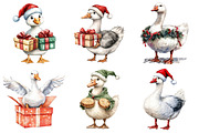 Christmas Silly Goose Clipart, an Illustration by Daily.Designs (Thumbnail 3 of 4)