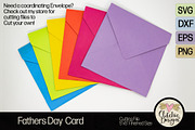 Happy Fathes Day Card SVG Cut Files, a Card Template by Clikchic Designs (Thumbnail 4 of 5)