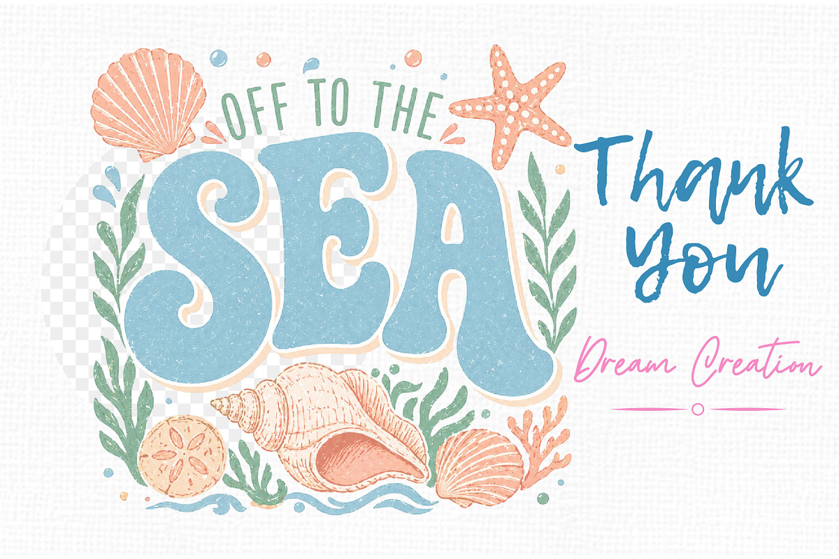 Off To The Sea Summer PNG, an Illustration by Dream Creation (Photo 7 of 7)