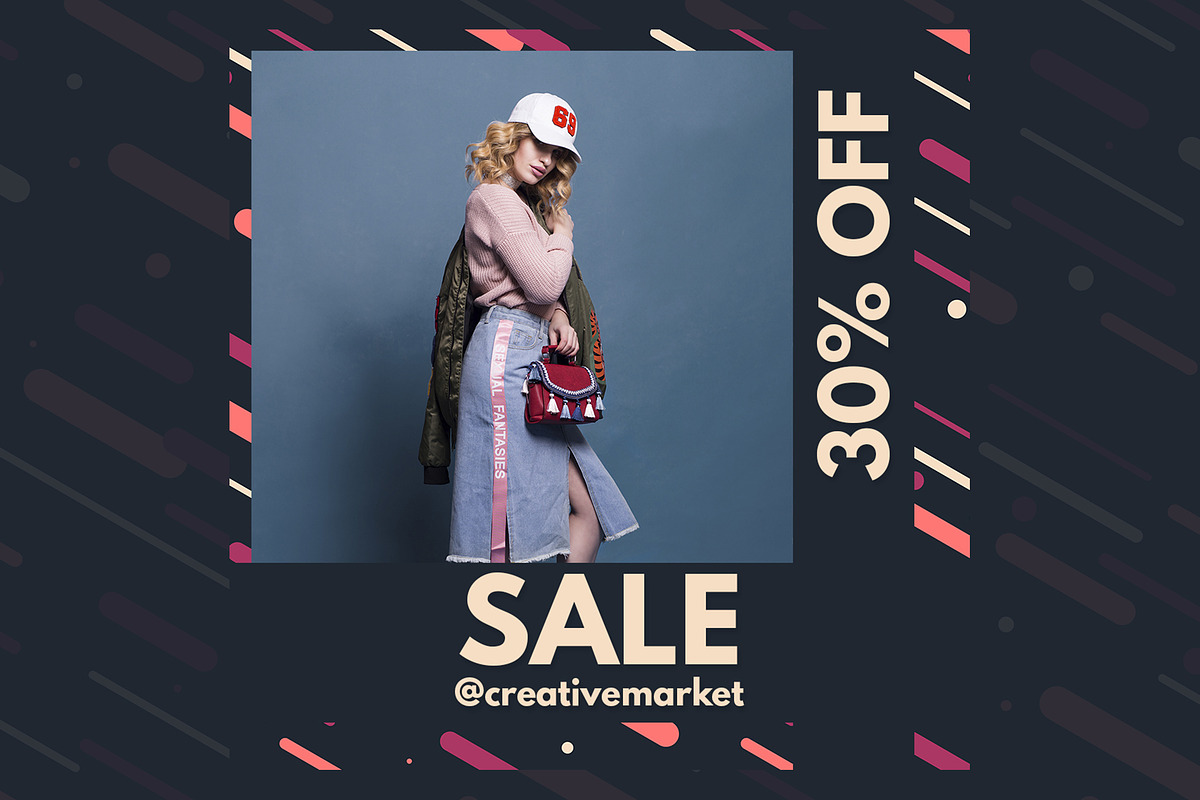 Fashion Instagram Posts & Stories, a Social Media Template by 3Y_Design (Photo 4 of 5)