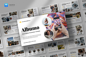 Photography Gallery Keynote Template, a Presentation Template by fluffstudio
