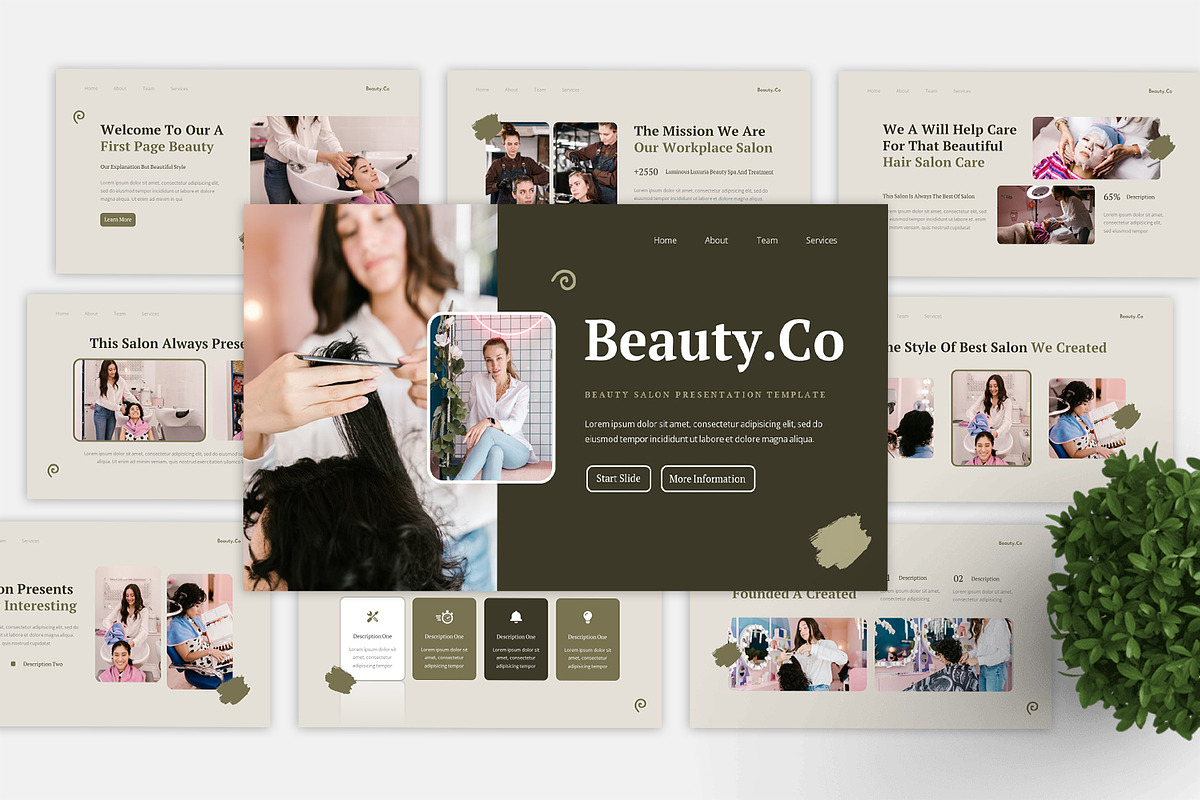 Beauty.Co - Keynote Template, a Presentation Template by casanovastudio (Photo 2 of 3)