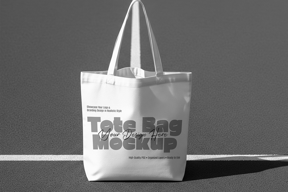 Cotton Tote Bag Mockup, a Product Mockup by graphypix (Photo 4 of 4)