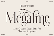 Megalme - Modern Serif Display Font