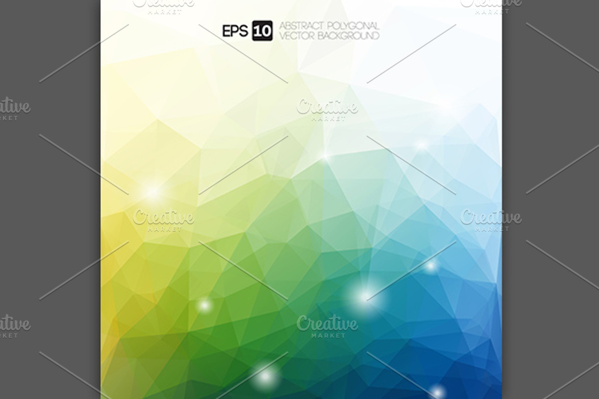 Abstract polygonal background, an Illustration by VectorCat
