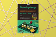 Thanksgiving Poster + Social Media, a Flyer Template by Juru Rancang Graphic (Thumbnail 3 of 3)