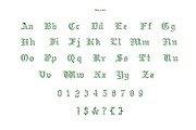 Gothicplate, a Blackletter Font by Loudoun Design Co. (Thumbnail 5 of 9)