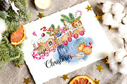 Watercolor Christmas Gingerbreads, a Food Illustration by SimpleWishesArt (Thumbnail 6 of 11)