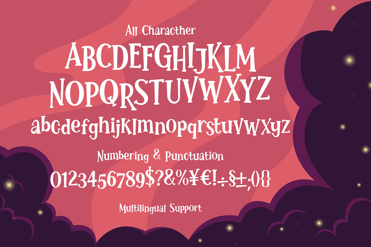 Motteka a Playful Bouncy Font, a Font by Arterfak Project (Photo 7 of 11)