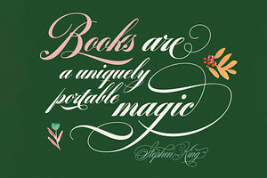 Bibliophile Script