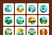 75 Landscape Flat Icons, an Emoji Icon by Creative Stall (Thumbnail 10 of 10)