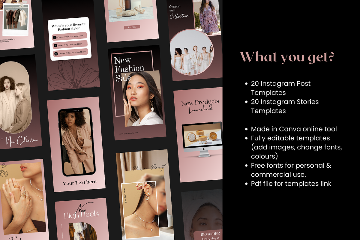 Instagram Template Canva, a Social Media Template by Visual Designs (Photo 3 of 4)
