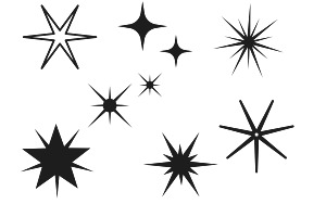 Sparkling Star Set 3 Procreate Brush