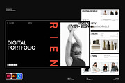 RIEN – PORTFOLIO DECK, a Presentation Template by Devators (Thumbnail 1 of 7)