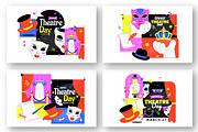 10 World Theatre Day Illustration, a Person Illustration by denayunebgt (Thumbnail 2 of 4)