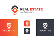 Real Estate Home Logo, a Branding & Logo Template by Design Box (Thumbnail 1 of 2)
