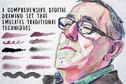50 Retro Pencils - Procreate Brushes, a Brush Add-On by Nuclear Brushes (Thumbnail 3 of 8)