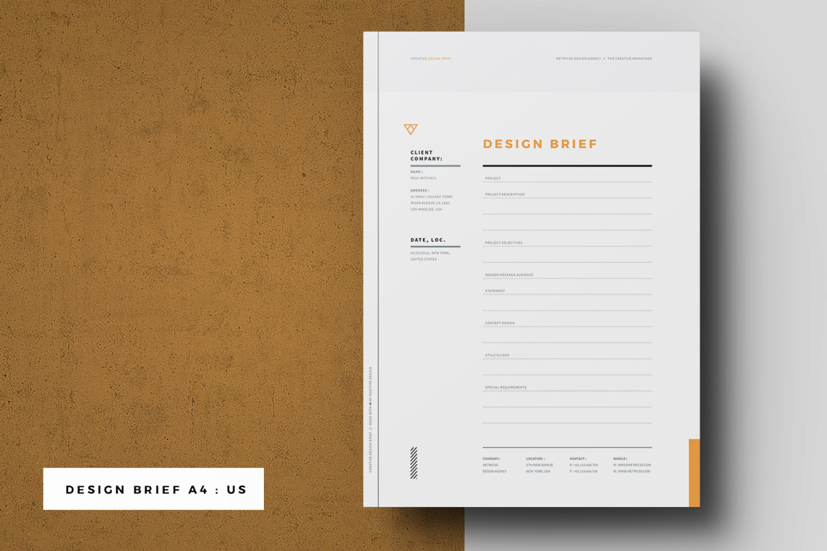 Brief - Estimation - Invoice, a Stationery Template by Egotype (Photo 2 of 4)