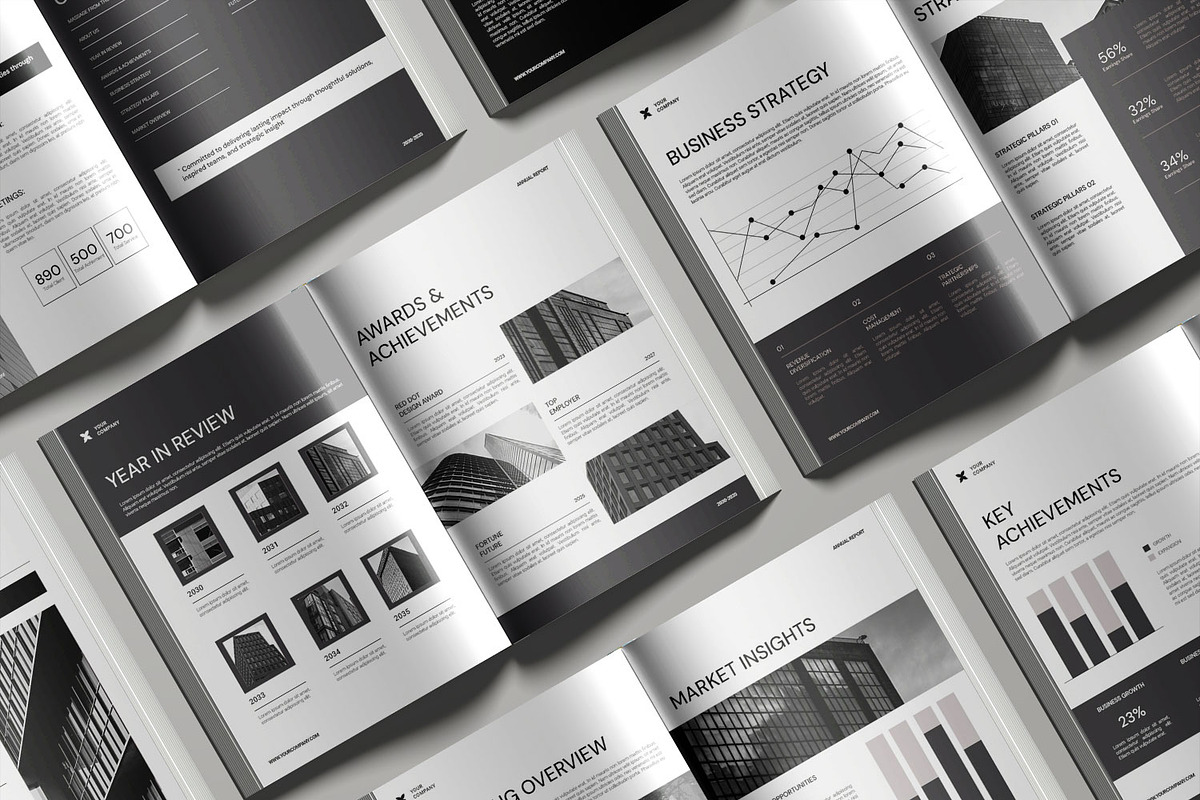 Annual Report Template preview 7