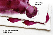 CARMINE Watercolor Brush Strokes, an Object Graphic by Vintage To Vectors (Thumbnail 2 of 3)