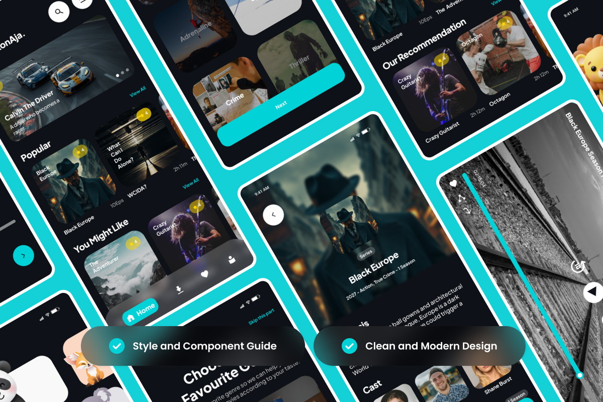 NontonAja – Movie Streaming App, an App Template by productype1 (Photo 3 of 5)